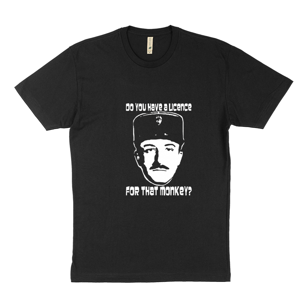 Inspector Clouseau License for Monkey Sustainable T-Shirt