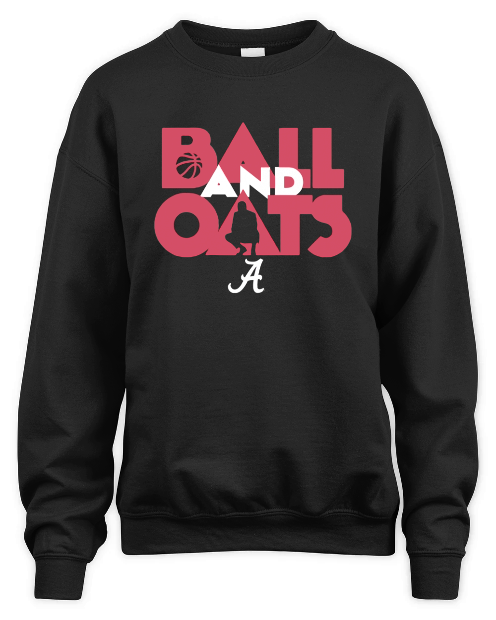 Ball & Oats Licensed by Alabama Basketball Shirt Unisex Premium Crewneck Sweatshirt