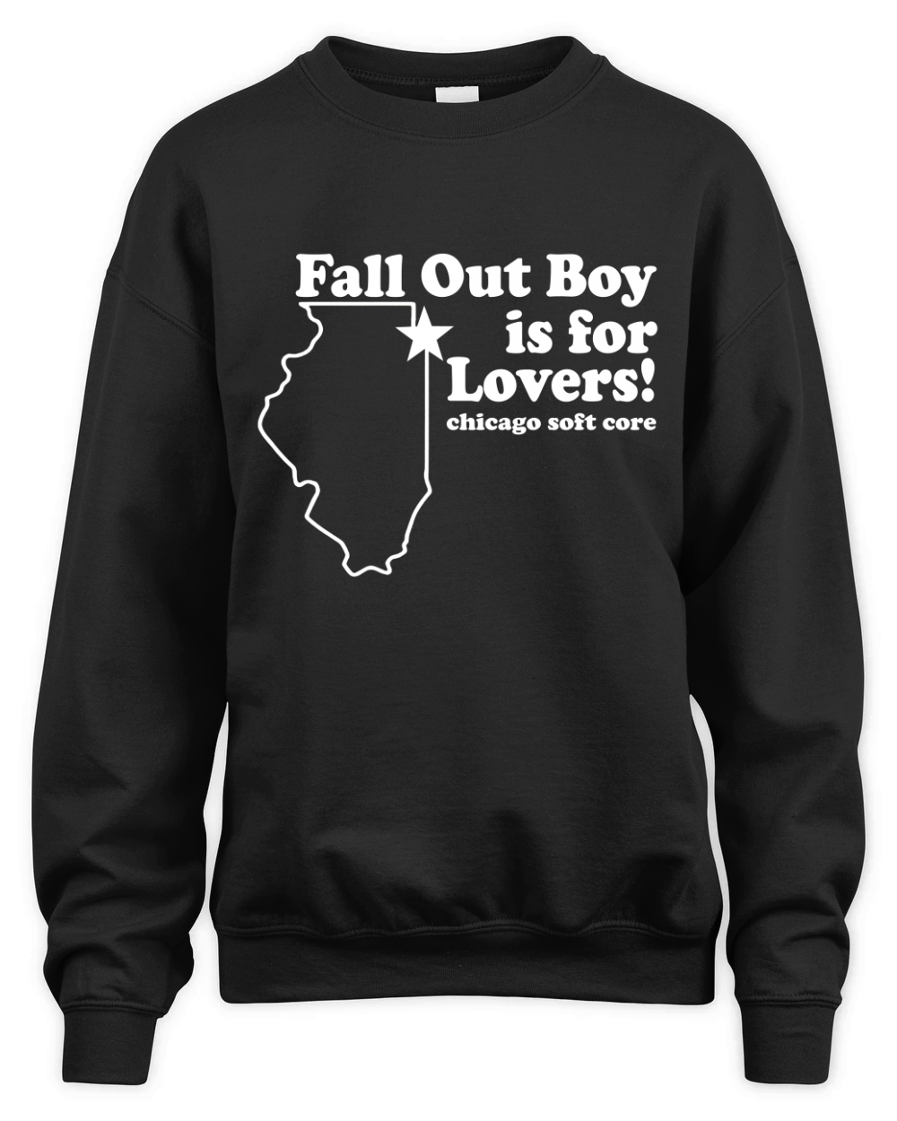 Fall Out Boy Is For Lovers Chicago Funny Unisex Premium Crewneck Sweatshirt