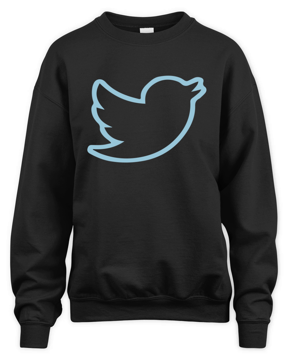 Twitter Bird Border Unisex Premium Crewneck Sweatshirt