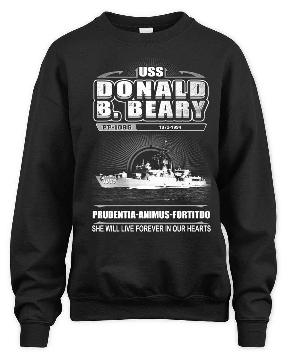 USS Donald B Beary Unisex Premium Crewneck Sweatshirt