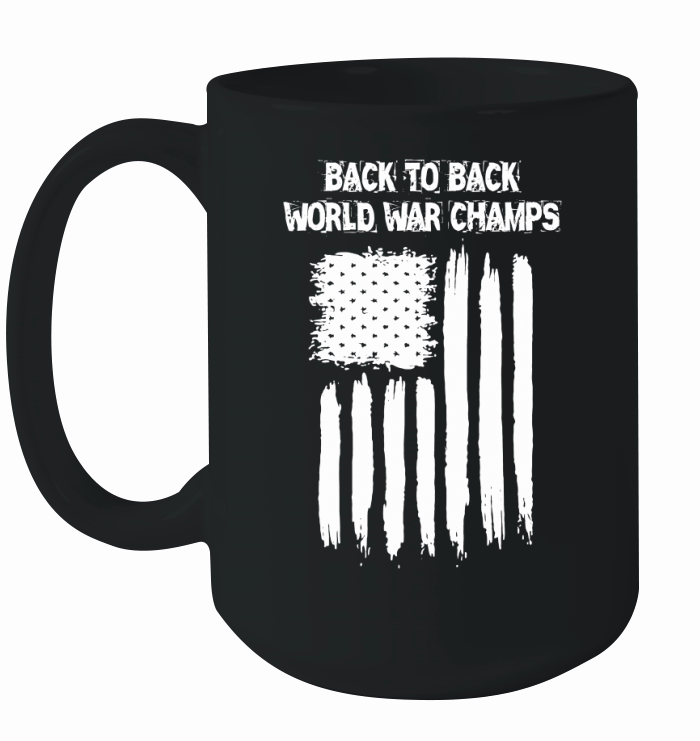 Back To Back World War Champs Ceramic Mug