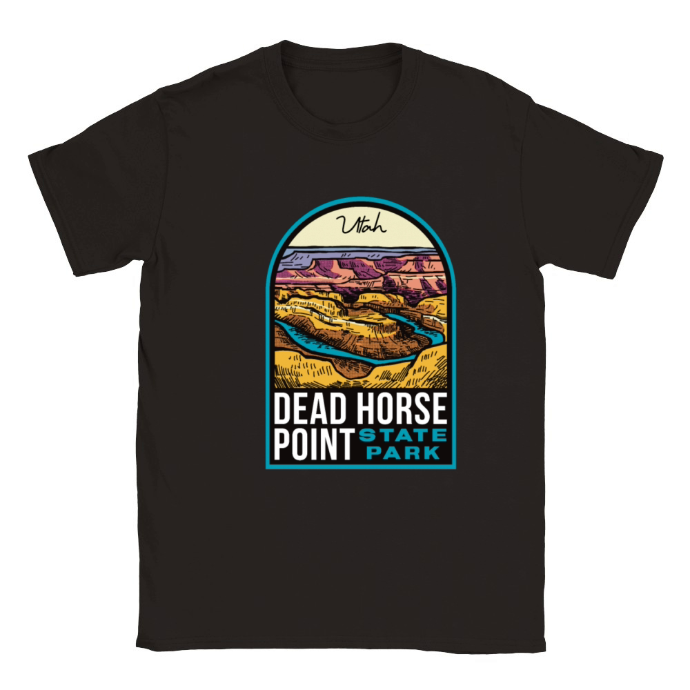 Dead Horse Point State Park Utah Vintage Classic Kids Crewneck T-shirt