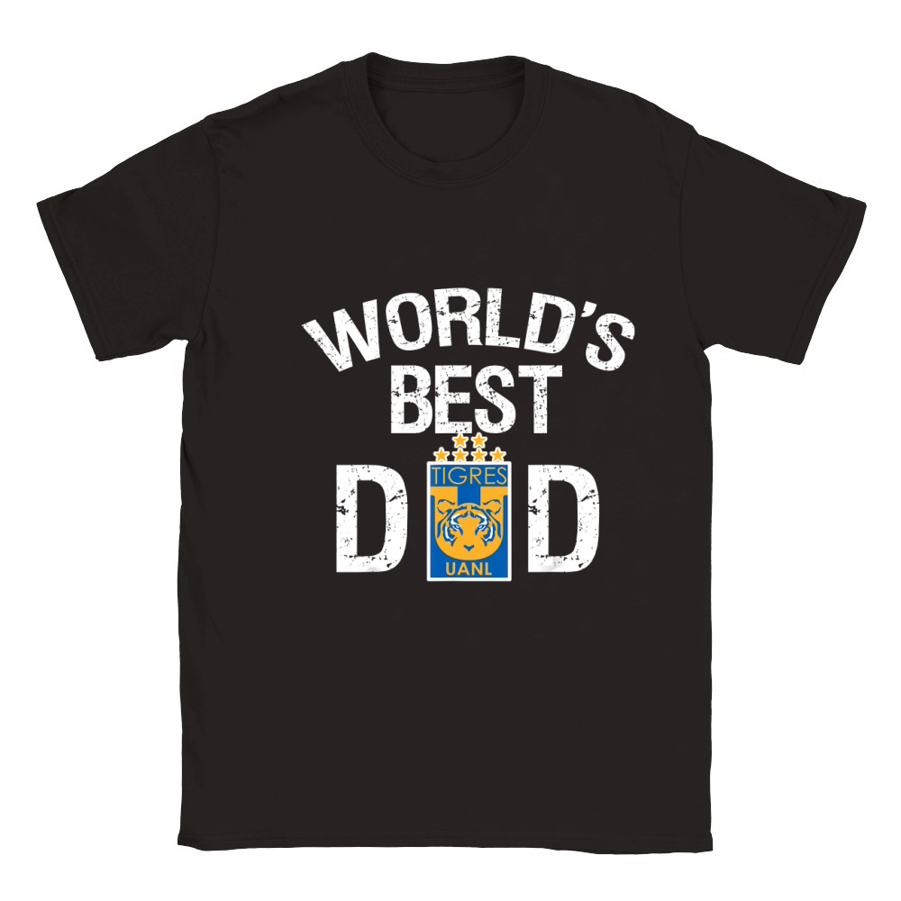 FC Tigres UANL Mexico World's Best Dad Father's Day Gift Classic Kids Crewneck T-shirt