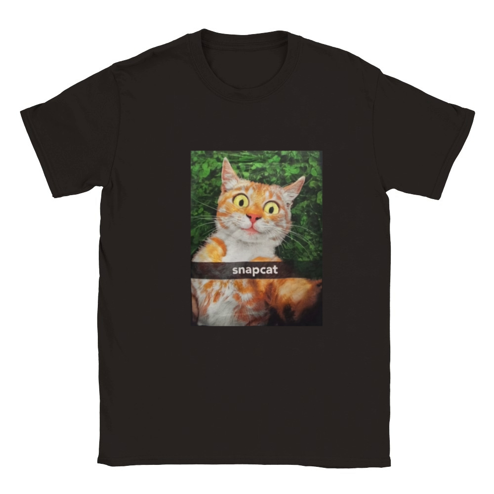 snapcat t shirt Classic Kids Crewneck T-shirt
