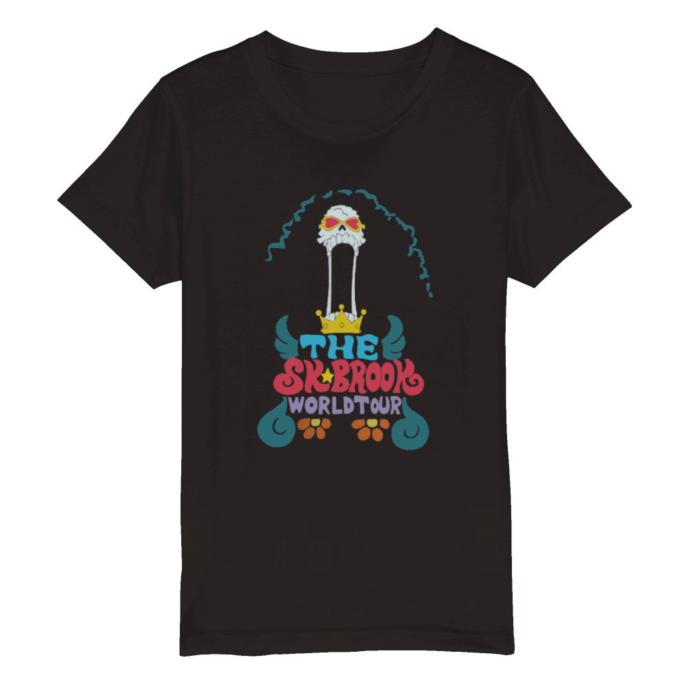 SOUL KING BROOK World tour Organic Kids Crewneck T-shirt