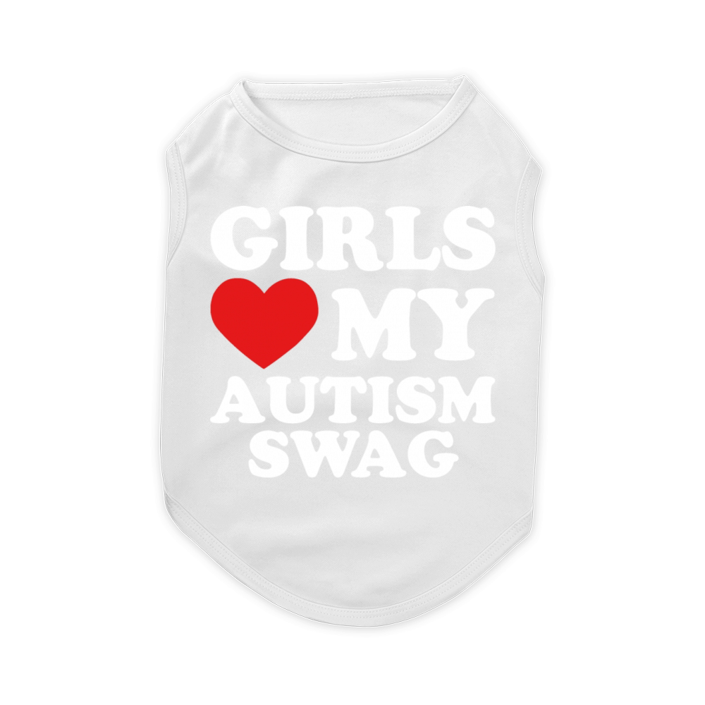 Girls Love My Autism Swag Pet T-Shirt