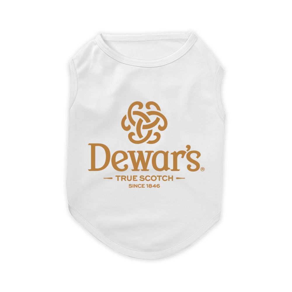 Retro Dewar s Scotch Whisky Pet T-Shirt