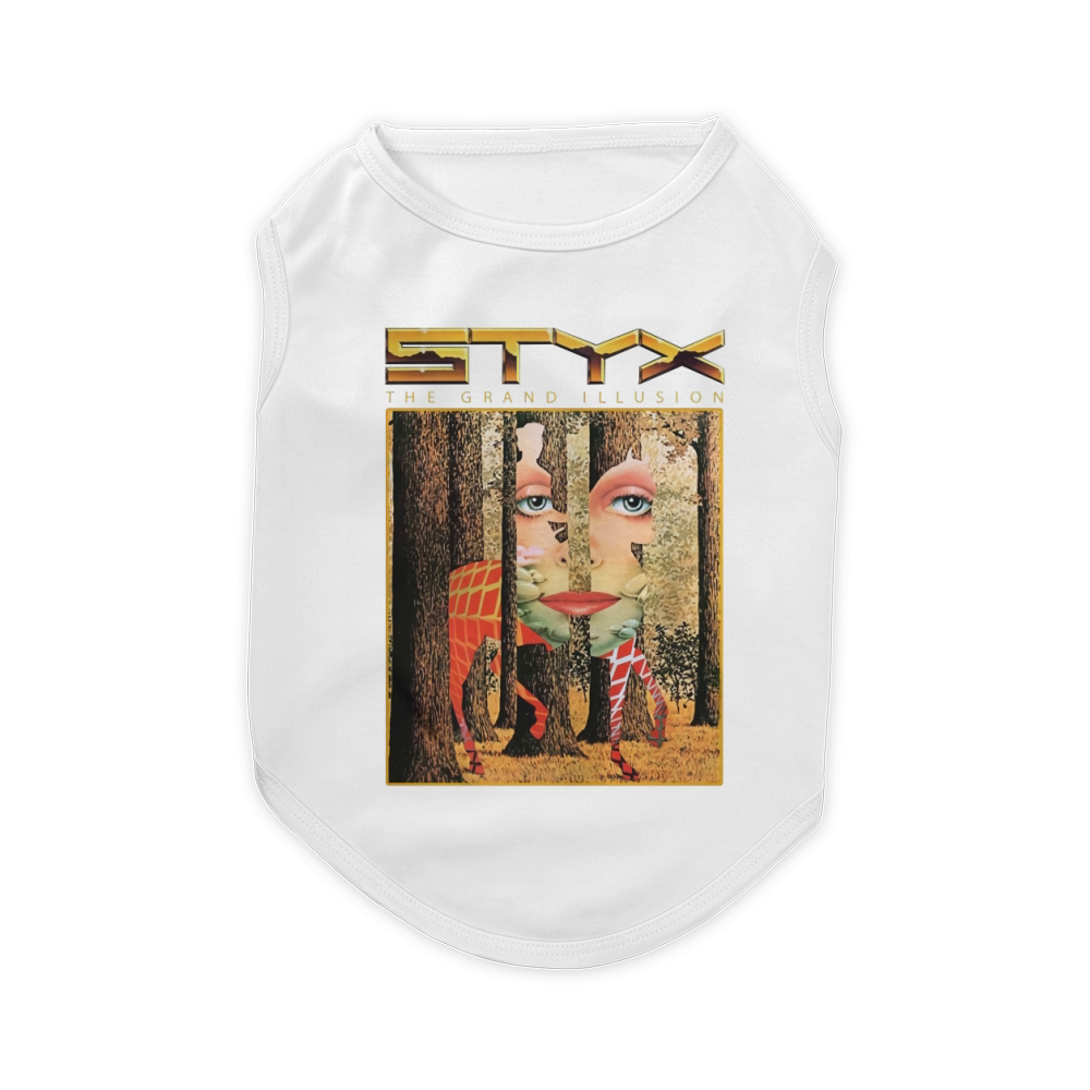 Styx Band  The Grand Illusion Tshirt Pet T-Shirt
