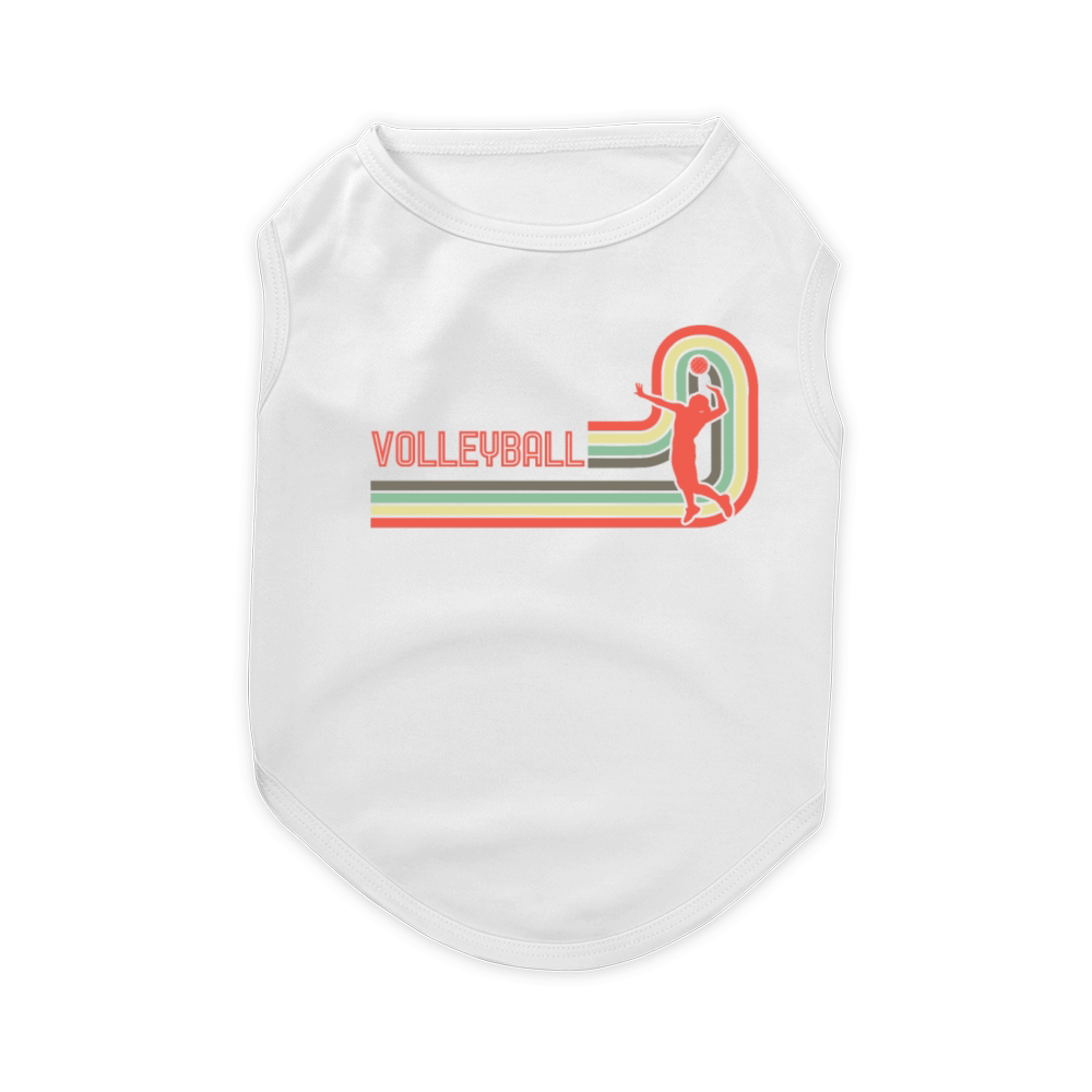 Volleyball Retro Volleyball player Shirt Pet T-Shirt