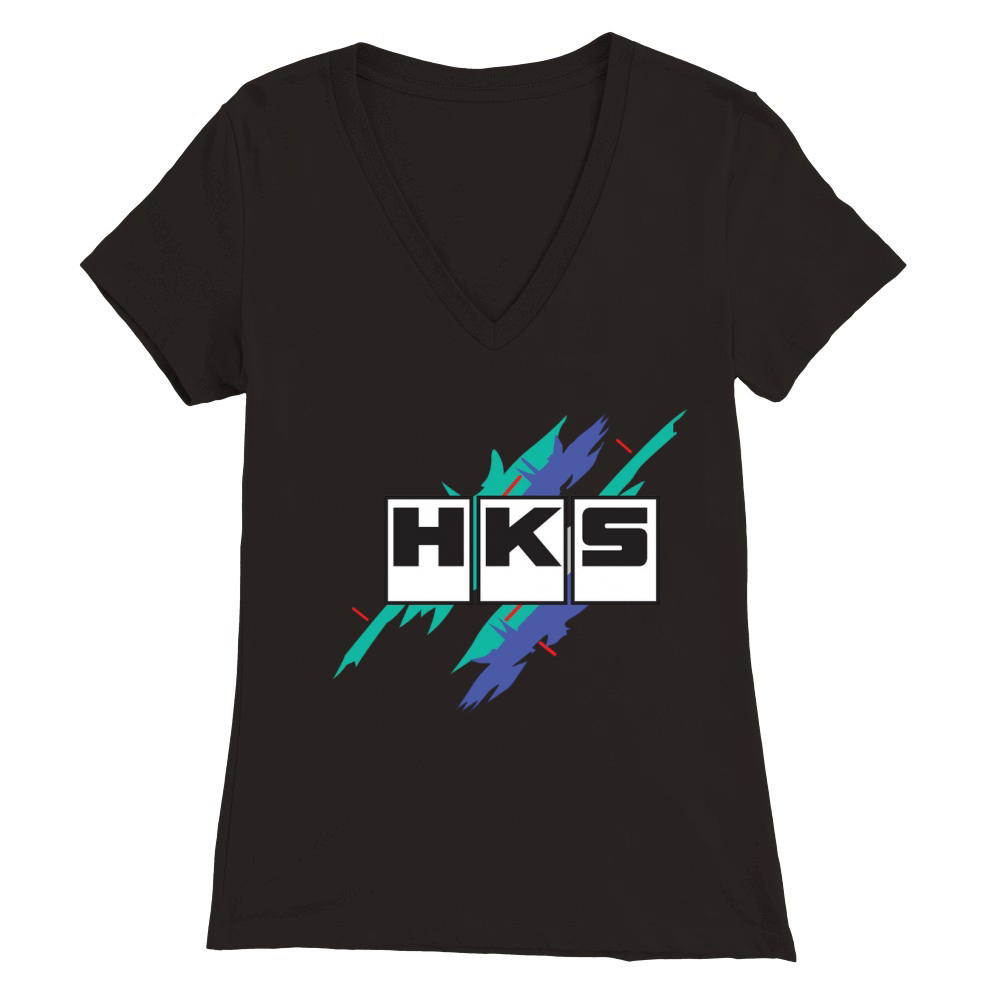 HKS Vintage Premium Womens V-Neck T-shirt