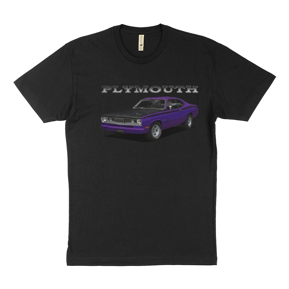1972 Plymouth Duster Plum Sustainable T-Shirt