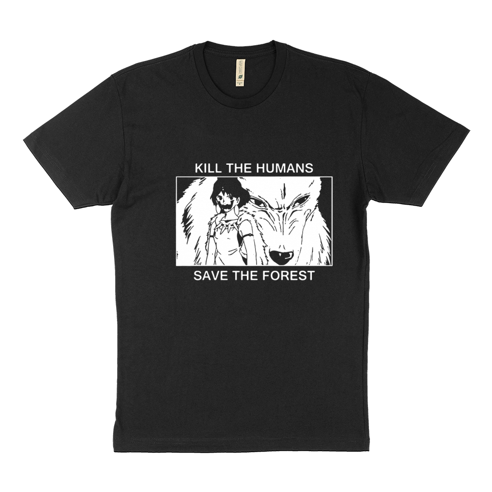Kill the humans, save the forest, Punk Sustainable T-Shirt