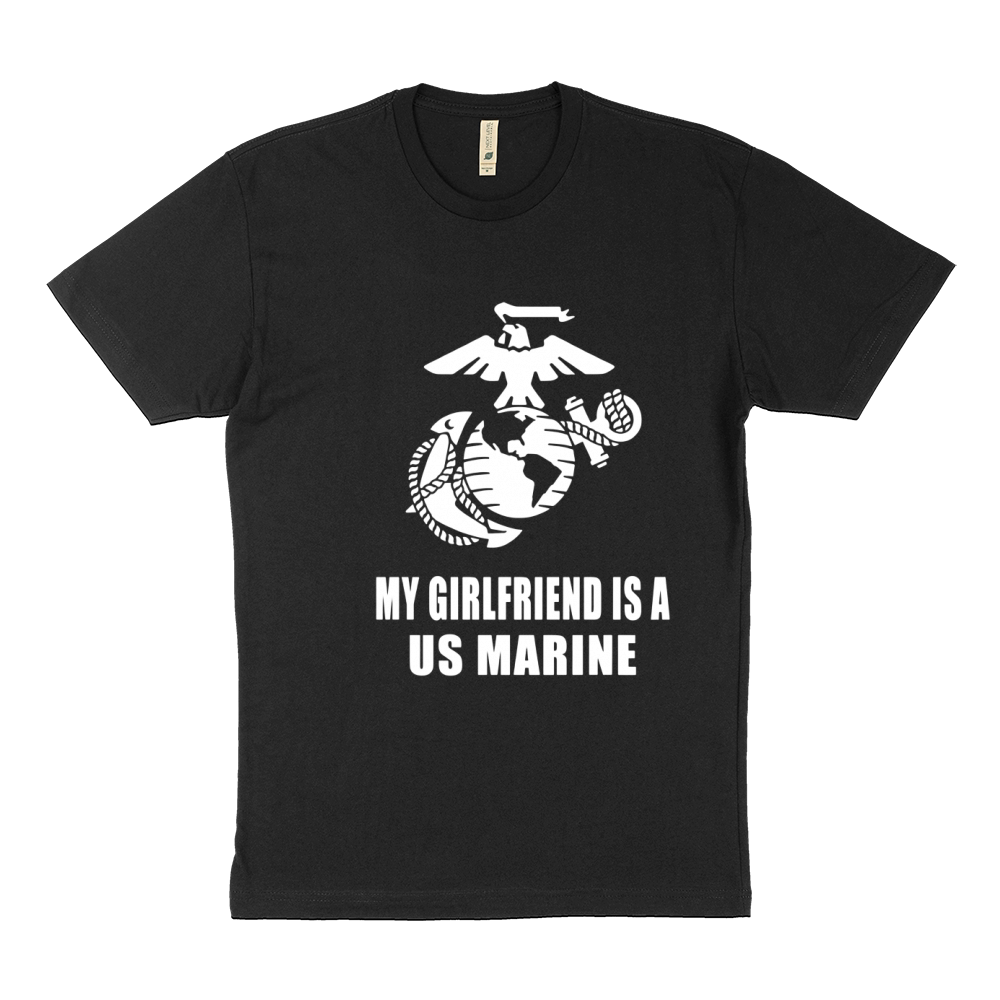 MY GIRLFRIEND IS A US MARINE Sustainable T-Shirt