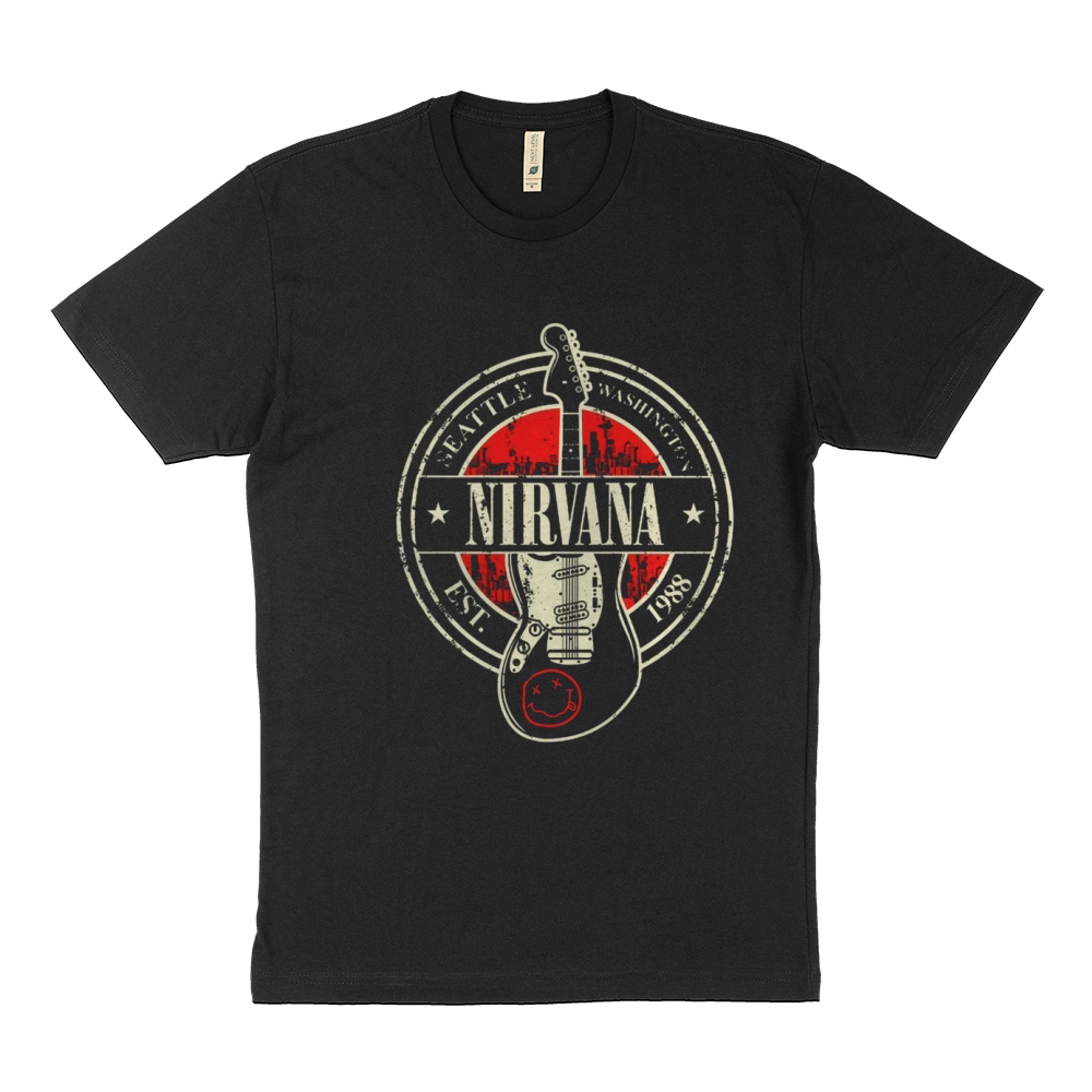 Nirvana Seattle Washington Est 1988 Sustainable T-Shirt