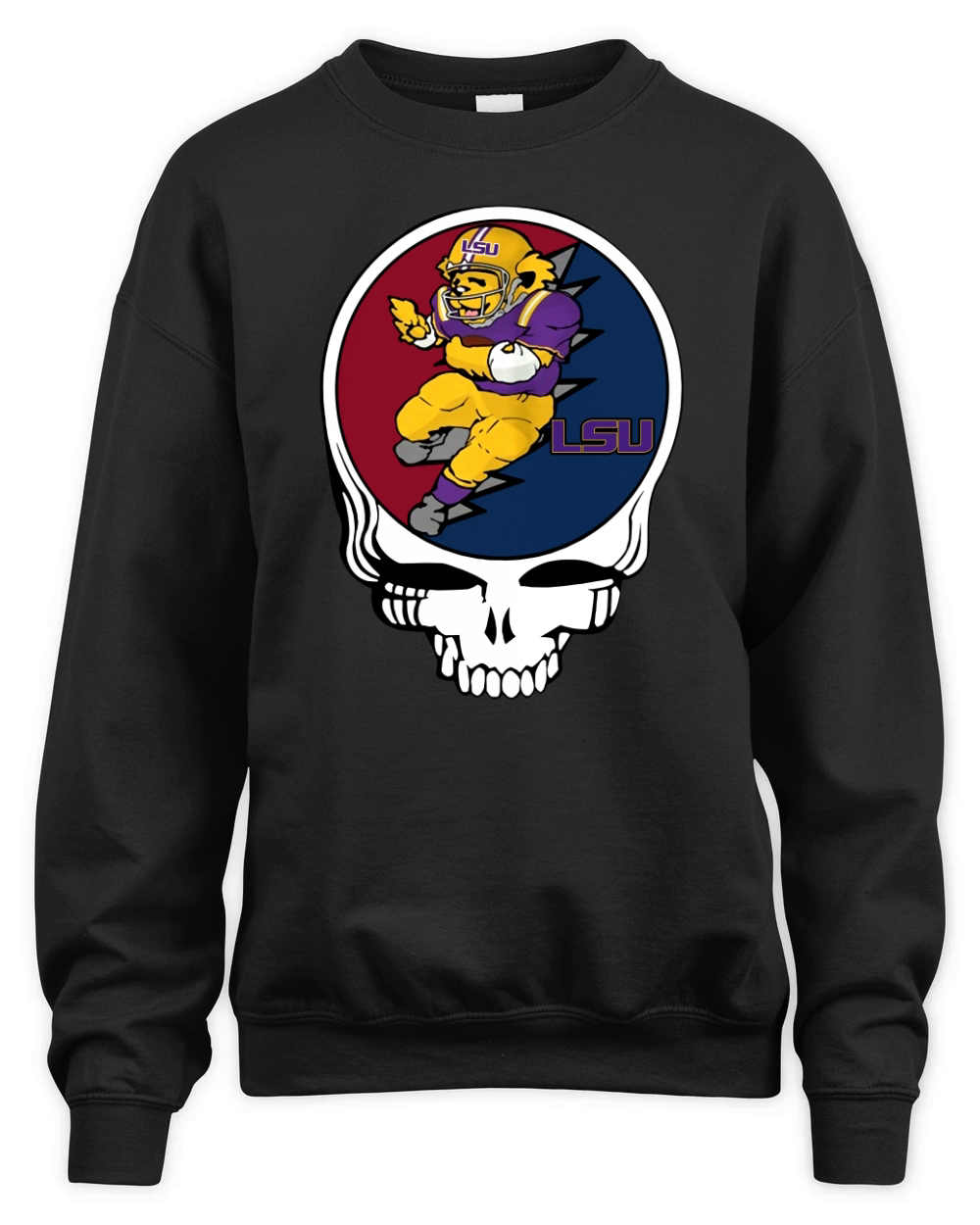GratefulDead LSU Tigers Unisex Premium Crewneck Sweatshirt