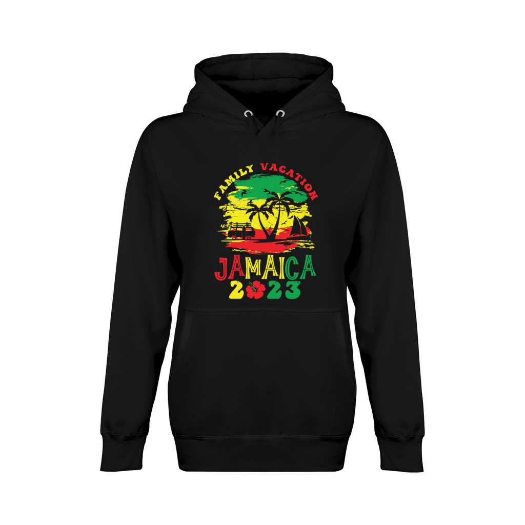 Family Vacation Jamaica 2023 Matching Family Group Unisex Premium Pullover Hoodie