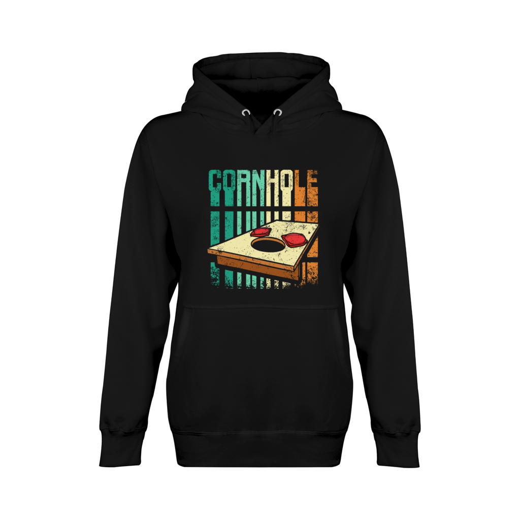 Retro Vintage Cornhole Unisex Premium Pullover Hoodie