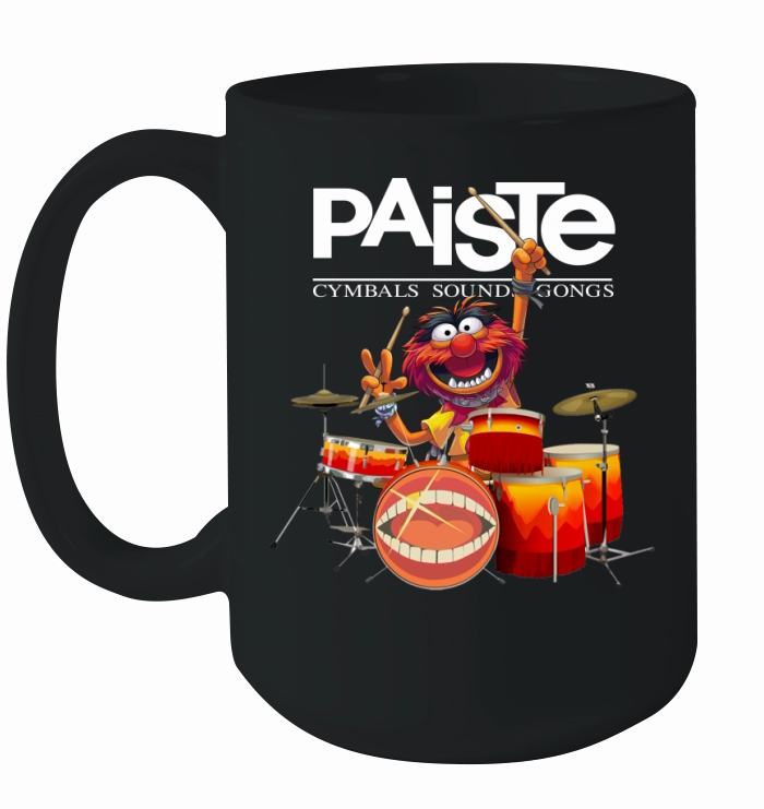The Muppet Show Animal Playing Drum Paiste Cymbals Sound Gongs Shirtc Ceramic Mug