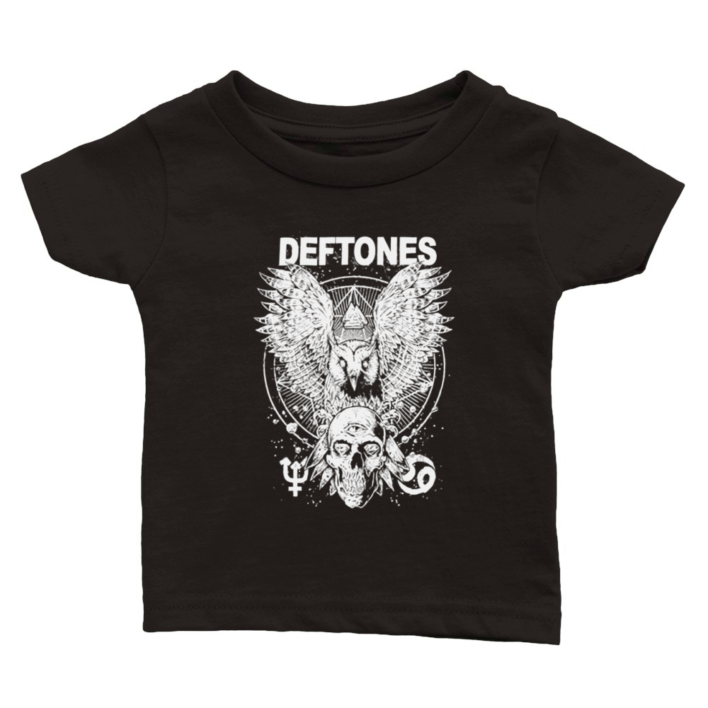 Deftones  Owl and Skull Classic Baby Crewneck T-shirt