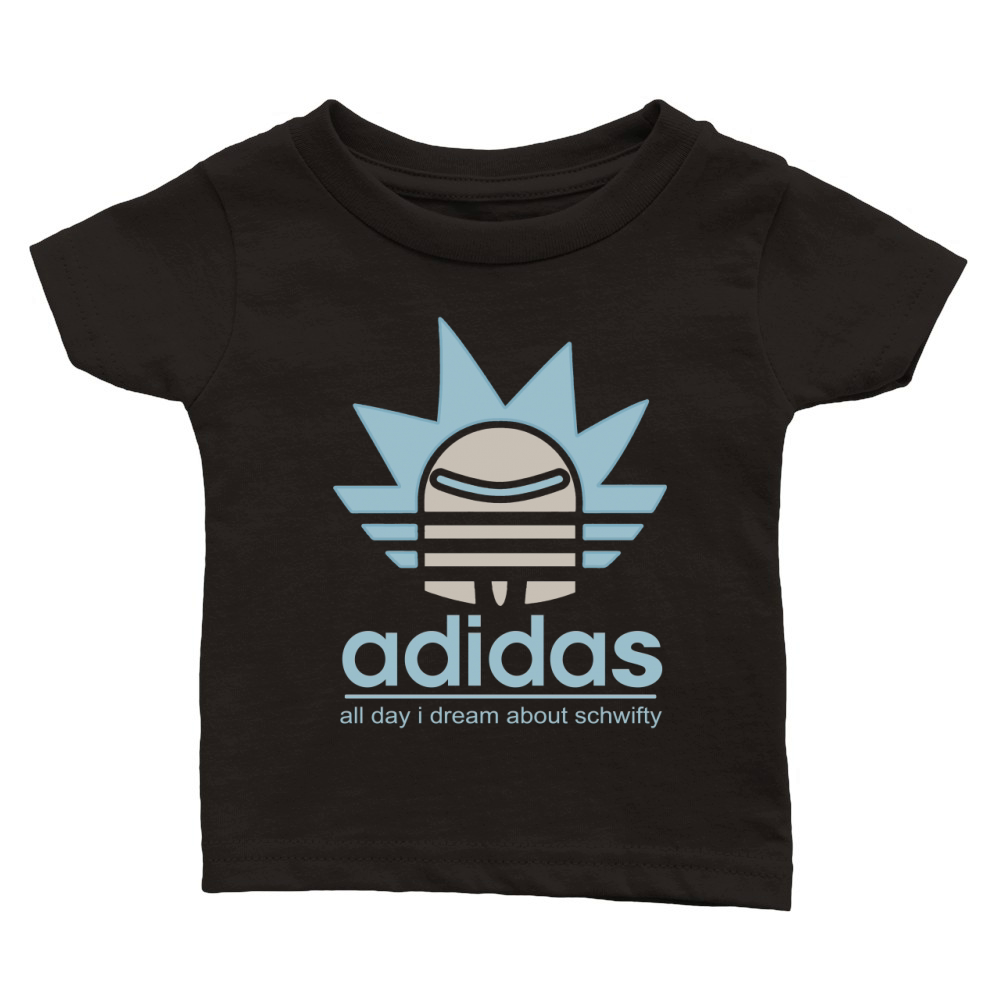rick and morty adidas hoodie Classic Baby Crewneck T-shirt