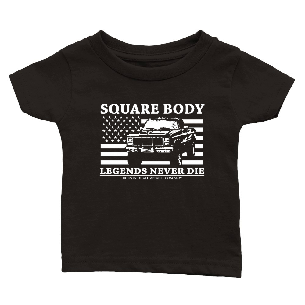 Square body legends never die Classic Baby Crewneck T-shirt