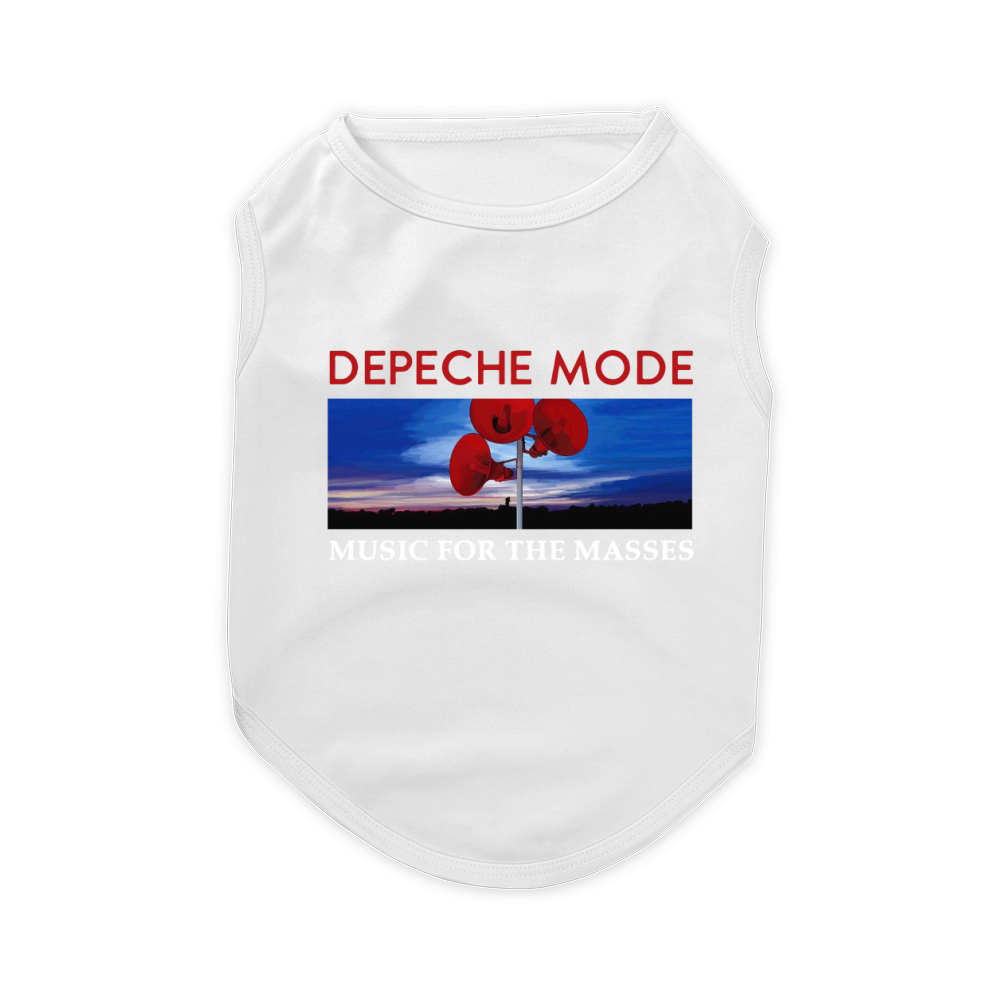 Depeche Mode 'Music For The Mases' Pet T-Shirt