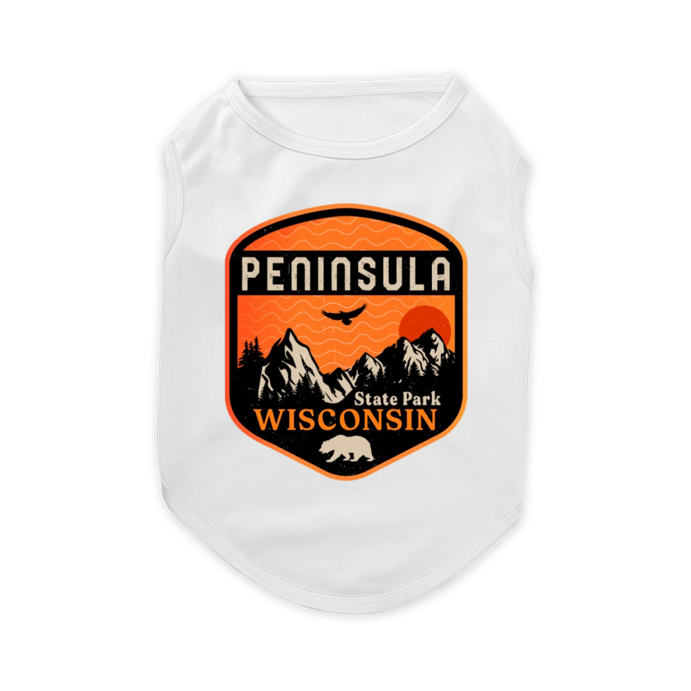 Peninsula State Park Wisconsin Pet T-Shirt