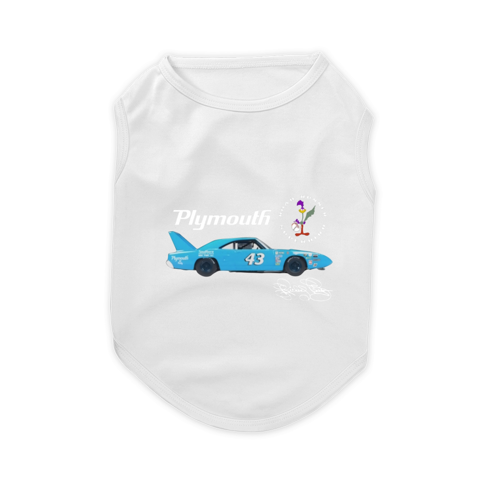 Richard Petty Plymouth Superbird Pet T-Shirt