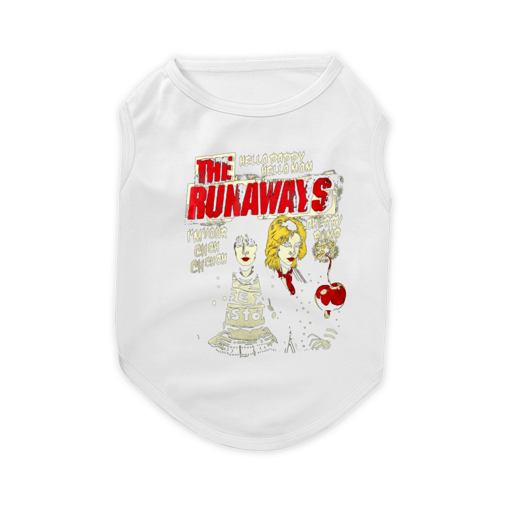 The Runaways  Cherry Bomb Tshirt Pet T-Shirt