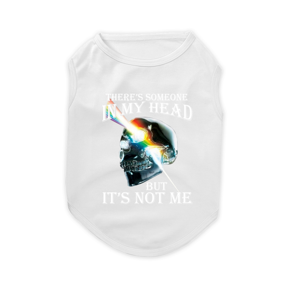 There's Someone In My Head But It's Not Me Skull Pink Floyd Lgbt Pet T-Shirt