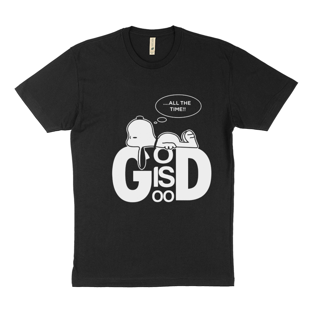 All The Time God Is Good Snoopy Dog Sustainable T-Shirt