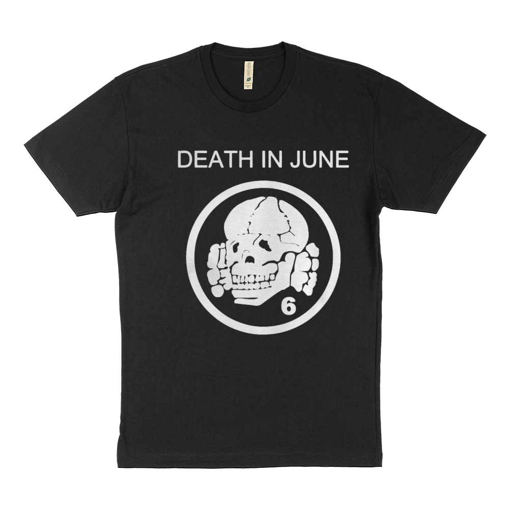 Death In June Skull Punk Rock Sustainable T-Shirt