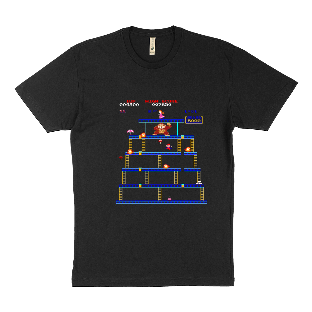Donkey Kong Rivet Level T-Shirt Sustainable T-Shirt