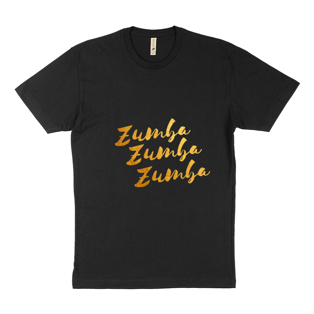 gold zumba i love dance Sustainable T-Shirt