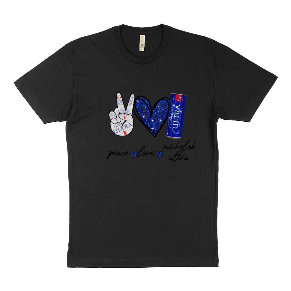 Peace-love-Michelob-Ultra-shirt-NM Sustainable T-Shirt