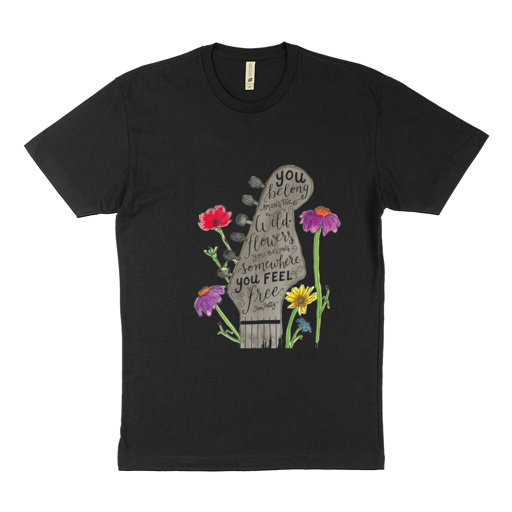 Tom Petty wild flowers Sustainable T-Shirt