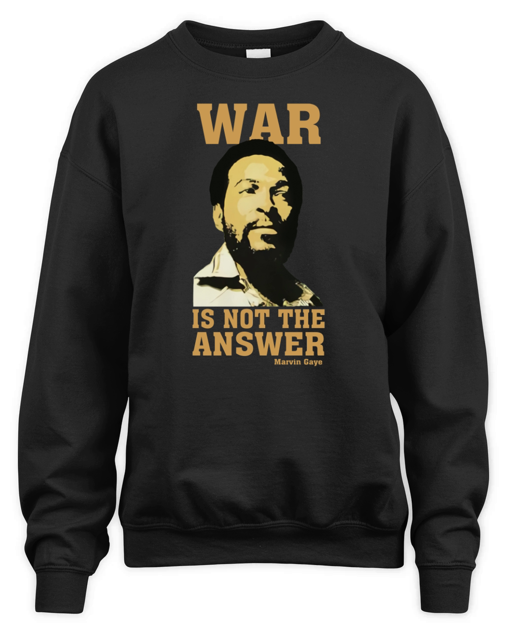 Marvin Gaye War is not the answer Unisex Premium Crewneck Sweatshirt