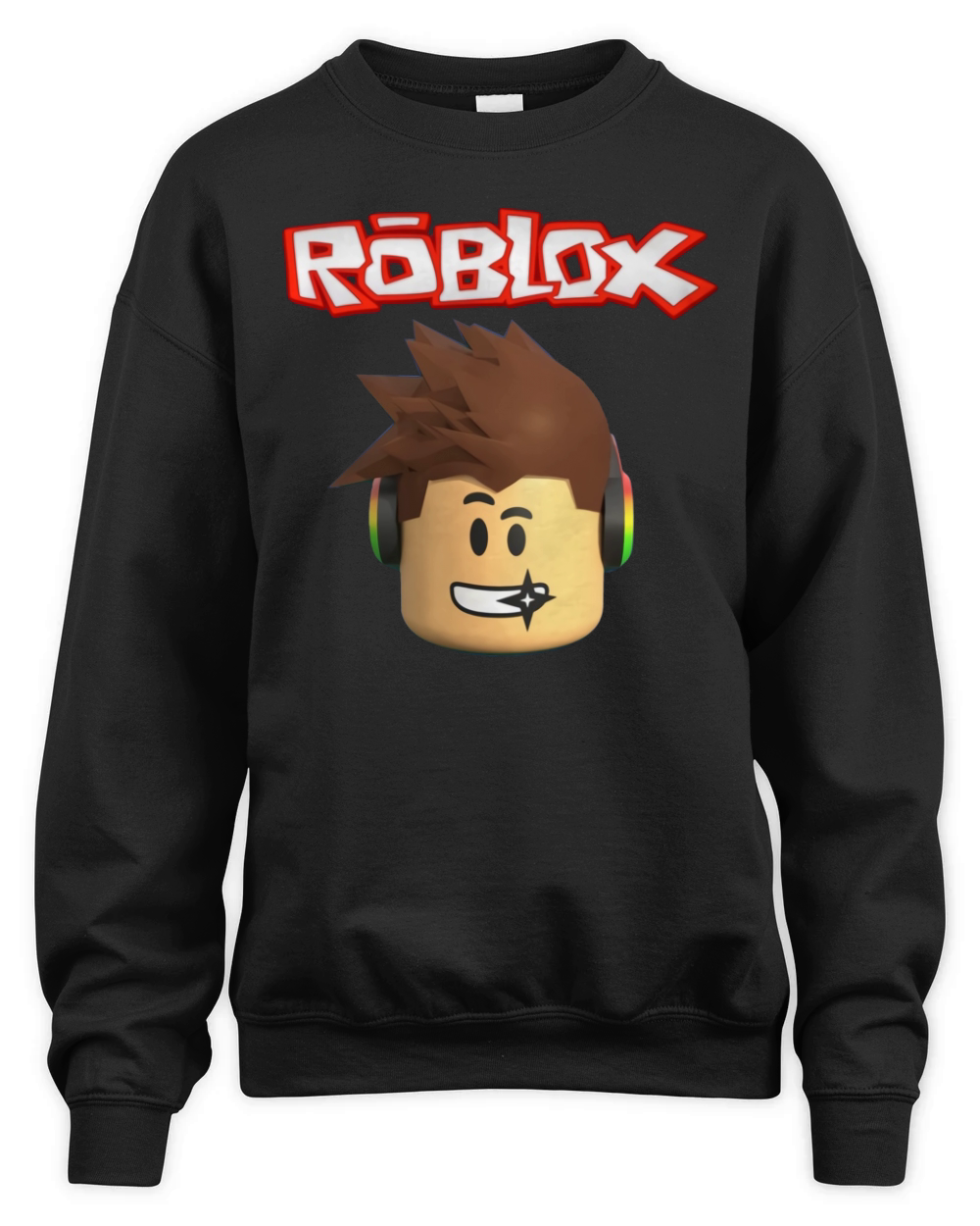 Roblox Character Head Unisex Premium Crewneck Sweatshirt