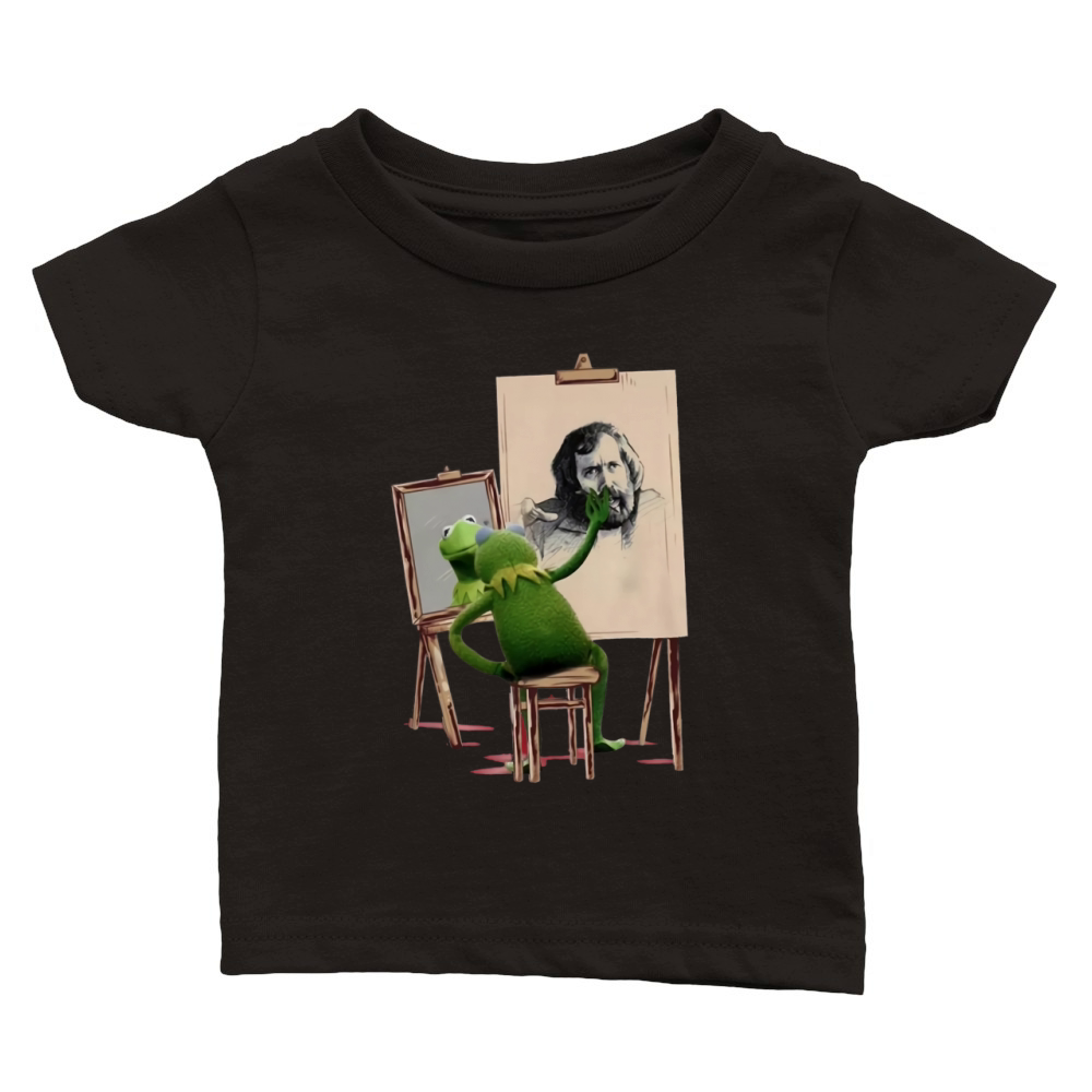 Kermit The frog painting Jim Henson shirt Classic Baby Crewneck T-shirt