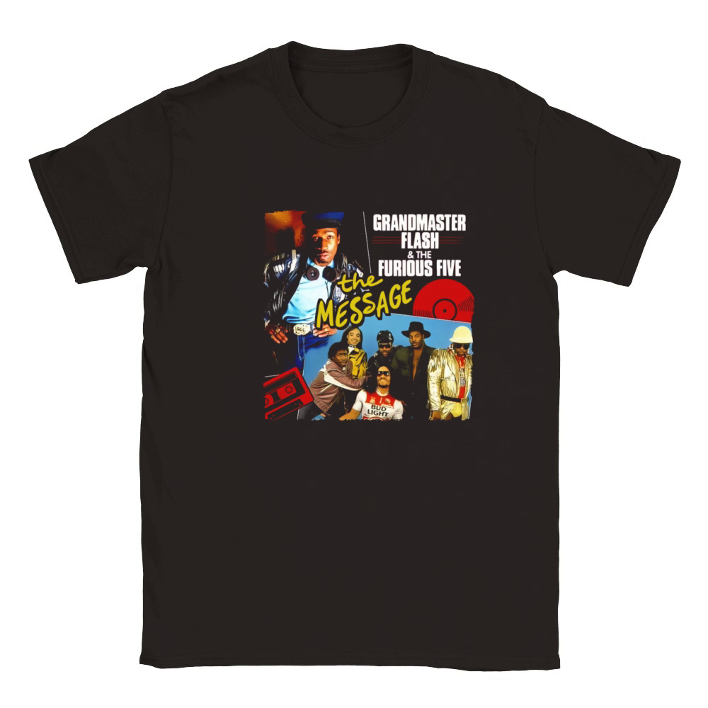 Grandmaster Flash and the Furious Five Classic Kids Crewneck T-shirt