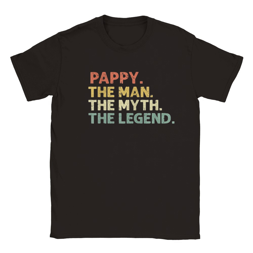 Pappy The Man The Myth The Legend Classic Kids Crewneck T-shirt