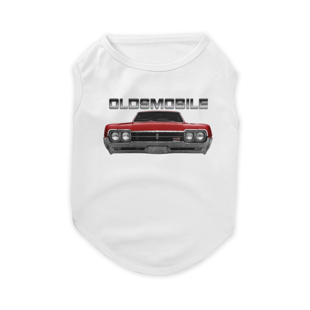 1966 Olds 442 Two Side Red Pet T-Shirt