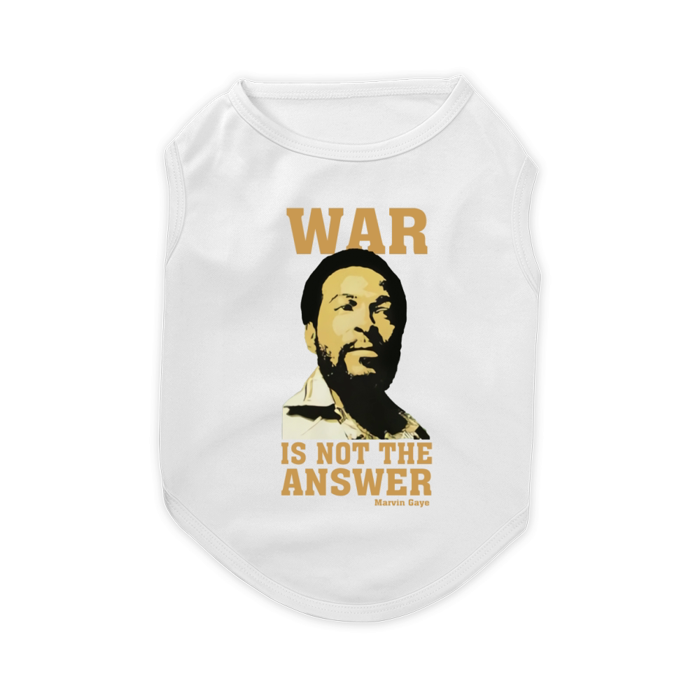 Marvin Gaye War is not the answer Pet T-Shirt