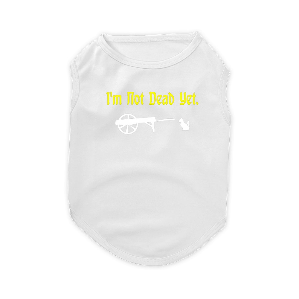 Monty Python I'm not dead yet Pet T-Shirt