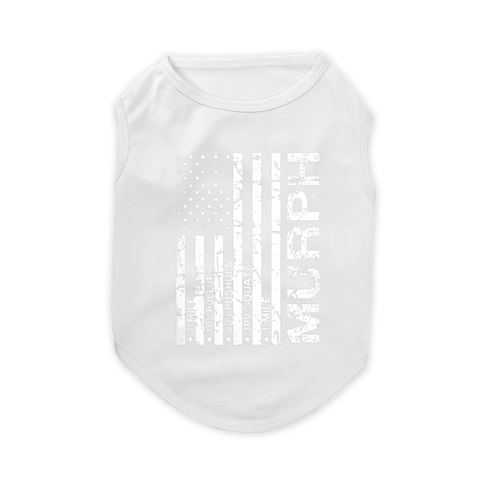 Murph challenge 1 mile 100 pullups 200 pushups 300 squats 1 mile shirt Pet T-Shirt