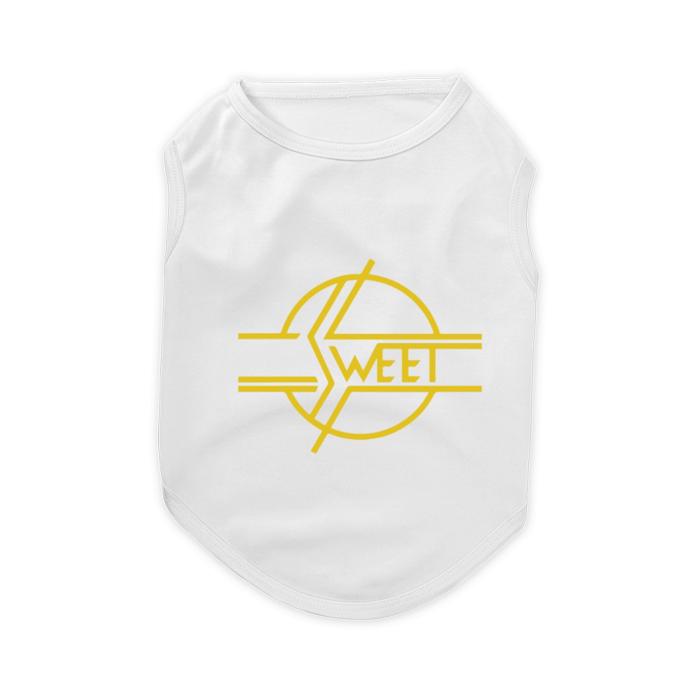 New THE SWEET BAND Glam 70s Classic Rock Band 70s Pet T-Shirt