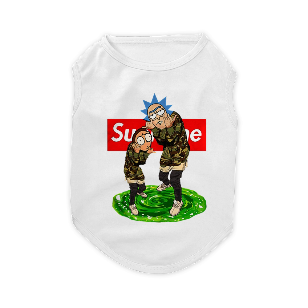 Official Supreme Rick and Morty hoodie Pet T-Shirt