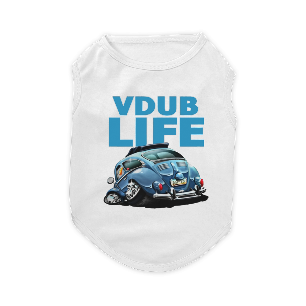 VDUB LIFE Duel Sided Volkswagen VW Lifestyle Tees Hoodies and More Pet T-Shirt