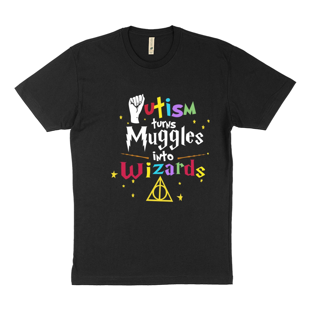 Autism Turns Muggle Into Wizard Sustainable T-Shirt